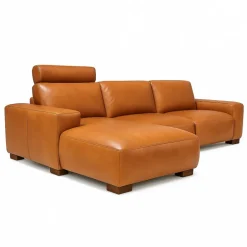 Aarhus chaiselong lædersofa venstrevendt