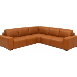 Aarhus Soleda Læder Hjørnesofa