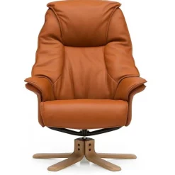 Aars Lænestol i ægte Soleda læder