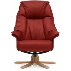 Aars Lænestol i ægte Soleda læder