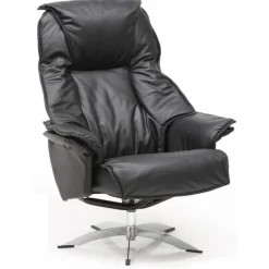 Aars Lænestol i ægte Soleda læder