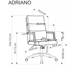 ADRIANO lænestol - Grå #11