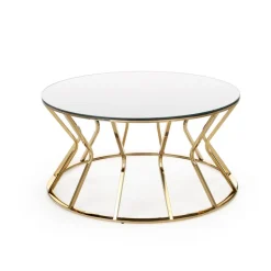AFINA, sofabord, spejl / guld