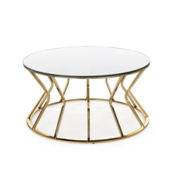 AFINA, sofabord, spejl / guld