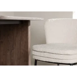 Agnes Spisebordsstol - Sort og Hvid