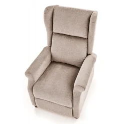 AGUSTIN M lænestol med massagefunktion, - Beige