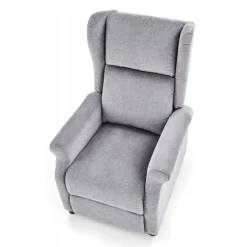 AGUSTIN M lænestol med massagefunktion, - Grå