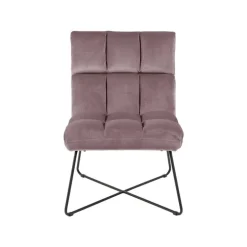 Alba loungestol støvet rosa