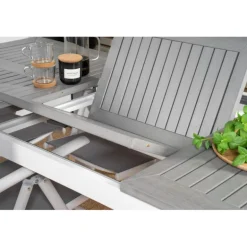 Albany Bord - Grå,Hvid