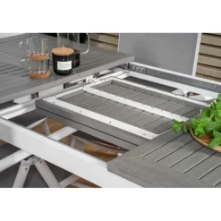 Albany Bord - Grå,Hvid