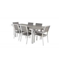 Albany Loungesæt - Havemøbelsæt - Grå,Hvid