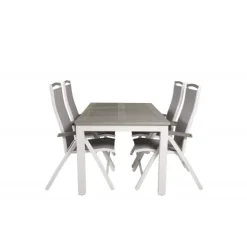 Albany Loungesæt - Havemøbelsæt - Grå,Hvid