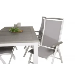 Albany Loungesæt - Havemøbelsæt - Grå,Hvid