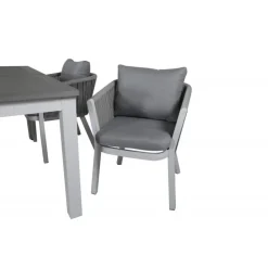 Albany Loungesæt - Havemøbelsæt - Grå,Hvid