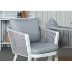 Albany Loungesæt - Havemøbelsæt - Grå,Hvid