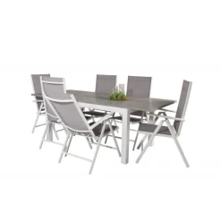 Albany Loungesæt - Havemøbelsæt - Grå,Hvid