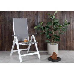 Albany Stol - Grå,Hvid