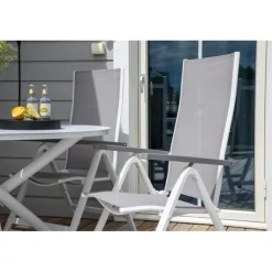 Albany Stol - Grå,Hvid