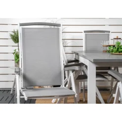 Albany t Loungesæt - Havemøbelsæt - Grå,Hvid