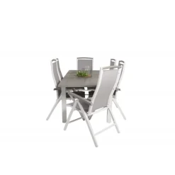 Albany t Loungesæt - Havemøbelsæt - Grå,Hvid