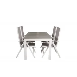 Albany t Loungesæt - Havemøbelsæt - Grå,Hvid