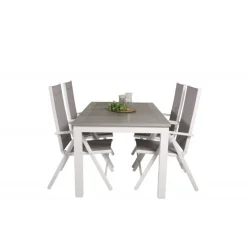 Albany t Loungesæt - Havemøbelsæt - Grå,Hvid