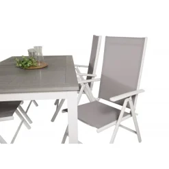 Albany t Loungesæt - Havemøbelsæt - Grå,Hvid