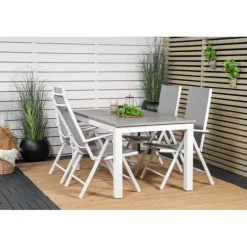 Albany t Loungesæt - Havemøbelsæt - Grå,Hvid