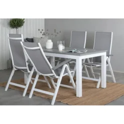 Albany t Loungesæt - Havemøbelsæt - Grå,Hvid