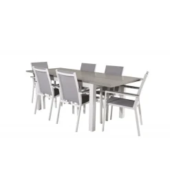 Albany t Loungesæt - Havemøbelsæt - Grå,Hvid