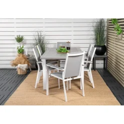 Albany t Loungesæt - Havemøbelsæt - Grå,Hvid