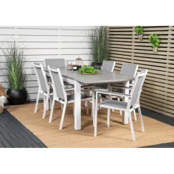 Albany t Loungesæt - Havemøbelsæt - Grå,Hvid