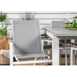 Albany t Loungesæt - Havemøbelsæt - Grå,Hvid