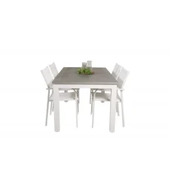 Albany t Loungesæt - Havemøbelsæt - Grå,Hvid