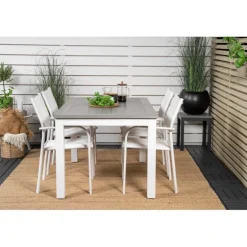 Albany t Loungesæt - Havemøbelsæt - Grå,Hvid