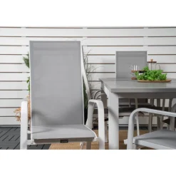 Albany t Loungesæt - Havemøbelsæt - Grå,Hvid