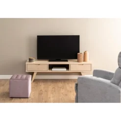 A-Line TV bord hvid spånplade