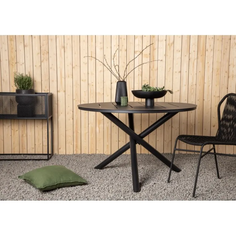 Alma Rund Spisebord - Sort