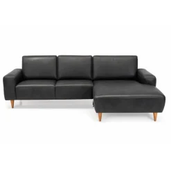 Almind læder chaiselongsofa højrevendt