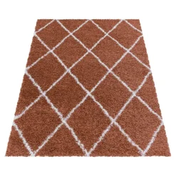 Alvor Shaggy tæppe Geometrisk - Terra