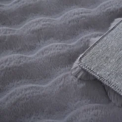 Ambiance Shaggy Tæppeløber Ensfarvet - Grå