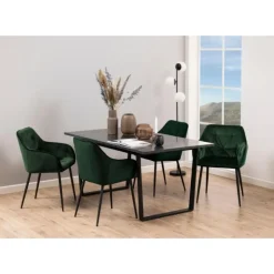 Amble spisebord sort MDF