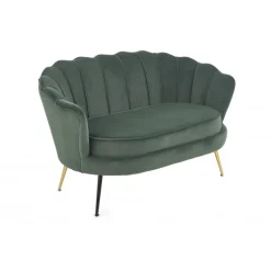 AMORINITO 2 pers. sofa - Mørkegrøn velour