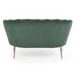 AMORINITO 2 pers. sofa - Mørkegrøn velour