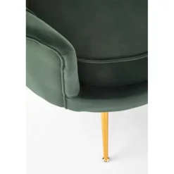 AMORINITO Lænestol - Mørkegrøn Velour
