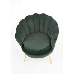 AMORINITO Lænestol - Mørkegrøn Velour