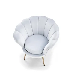 AMORINO lænestol, - Lyseblå