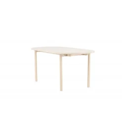 Andy Ovalt spisebord - Hvid
