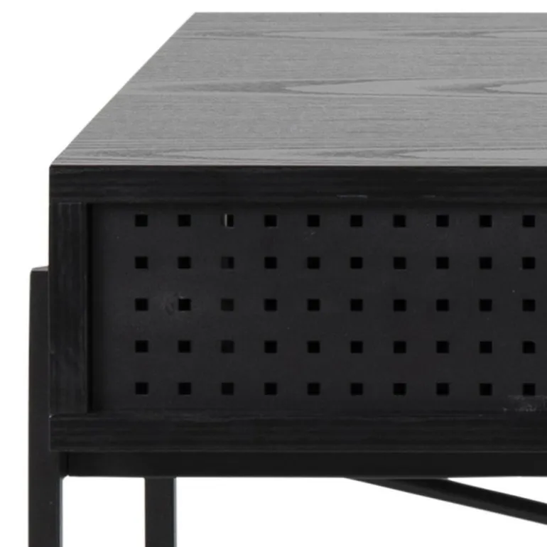 Angus skrivebord sort MDF