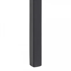 Angus spisebord - sort melamin ask og sort metal (200x90)